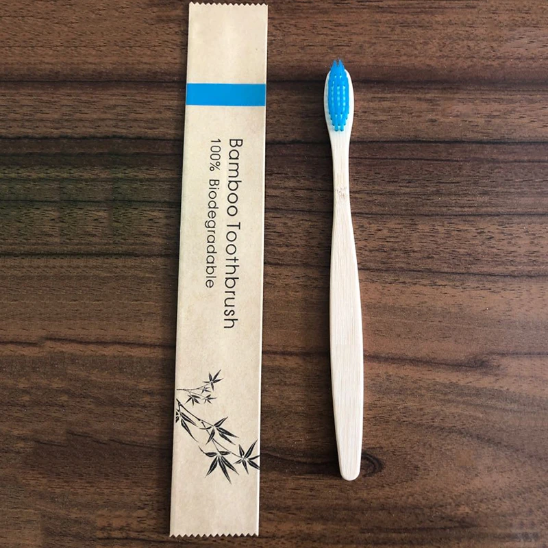 Bamboo Resuable Toothbrushes Portable Adult Wooden Soft Tooth Brush for Home Travel Hotel use Eco friendly toothbrush TXTB1 | Красота и