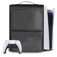 for ps5 travel carrying case portable waterproof dust cover storage bag for sony playstation 5 game console console accessories