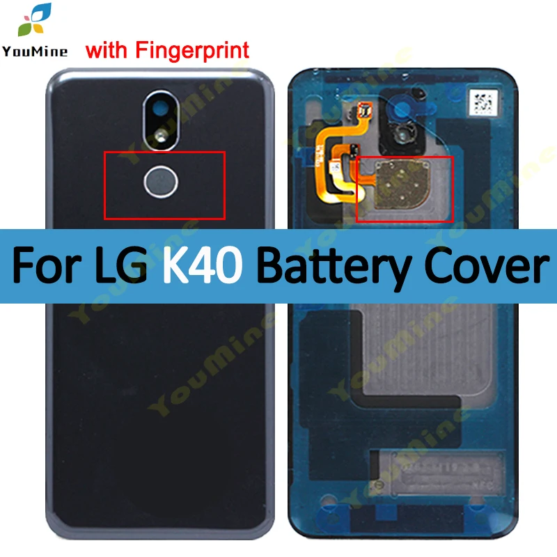 Задняя крышка чехол Замена для LG K40 задняя корпуса X4 (2019) k12plus LMX420EMW|Корпусы и рамки