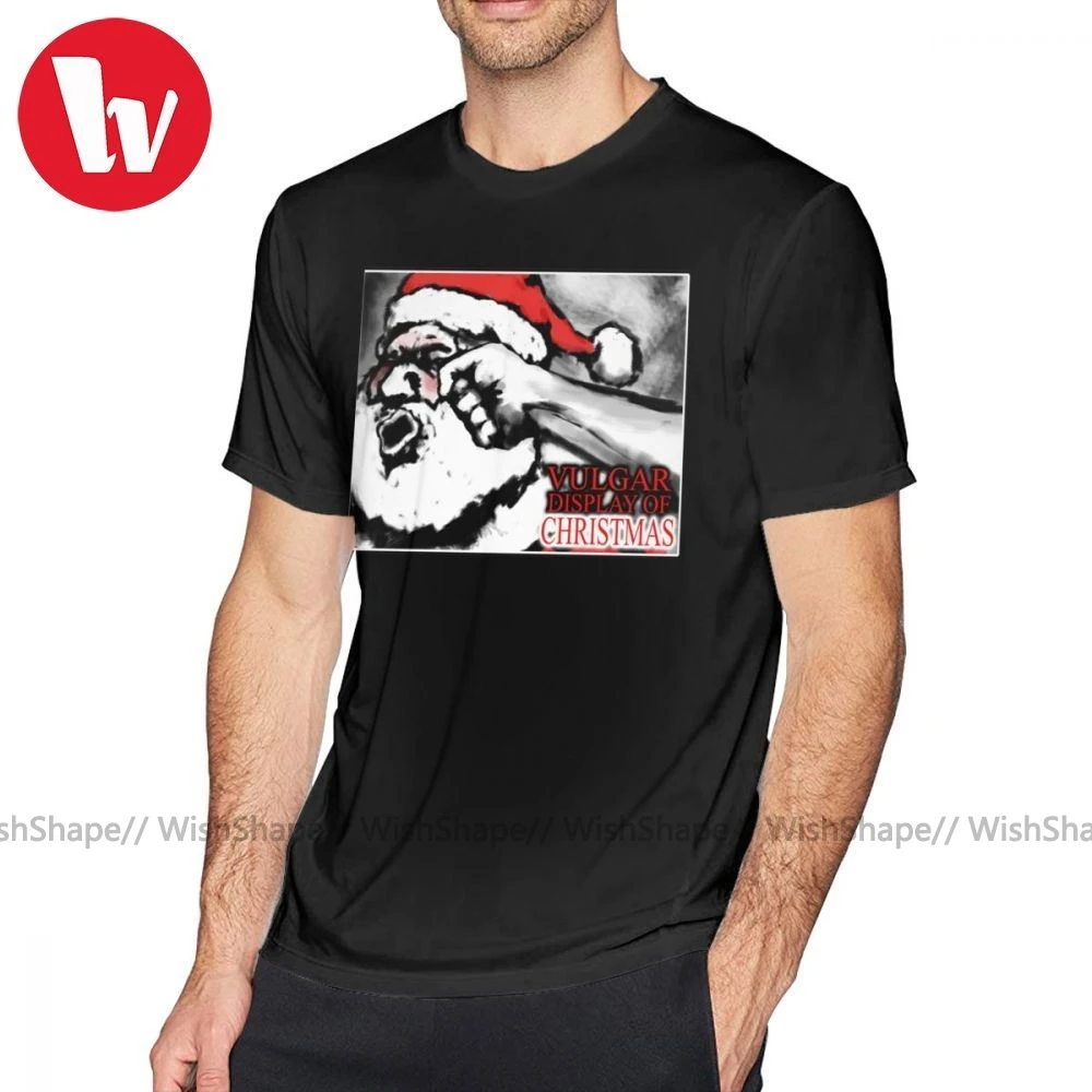 Футболка Pantera футболка с вульгарным изображением Рождества из 100 хлопка принтом