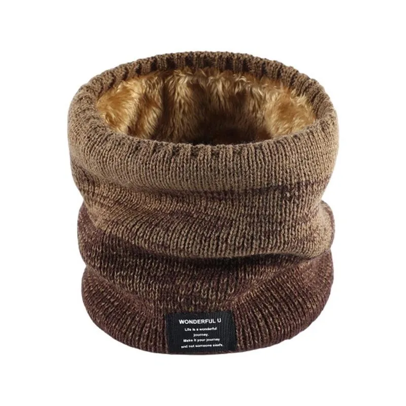 1 шт. флисовый шарф на шею зимняя бандана для лица Crinkle Hijab вязаное кольцо для унисекса Cotton on.