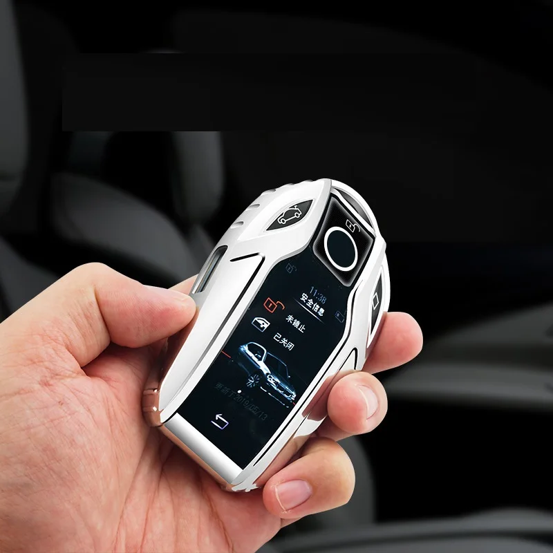 

TPU Car Key Case For BMW 7 Series 730 740 6 Series GT 5 Series 530i X3 X5 X6 X7 Smart Touch Screen Display Key Protection Cover
