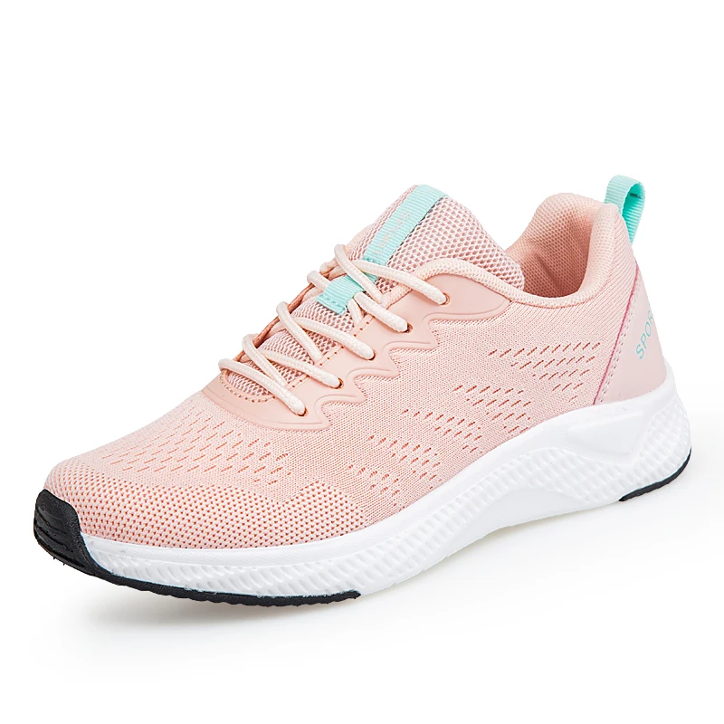 

2021 Sneakers Women Shoes High Qyality Brathable Mesh Lace-Up Basket Femme Trainers Women Flats Shoes zapatillas mujer
