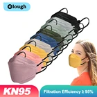 Morandi KN95 маски в форме рыбы 3D взрослые цвета Mascarillas FFP2 FPP2 одобренные 4 слоя Пылезащитная маска для лица FFP 2