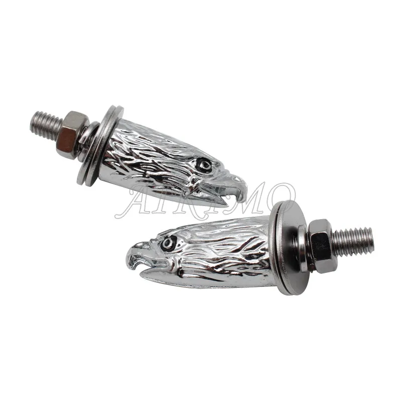 Универсальные мотоциклетные болты винты с головкой орла 4 шт. хромированные для