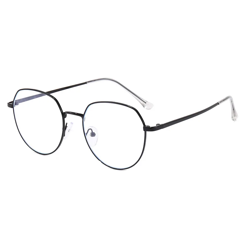 

New Trend Men Anti-blue Light Blocking Glasses For Women Men Optical Eyeglasses Vintage Round Flat Mirror Glasses oculos femini