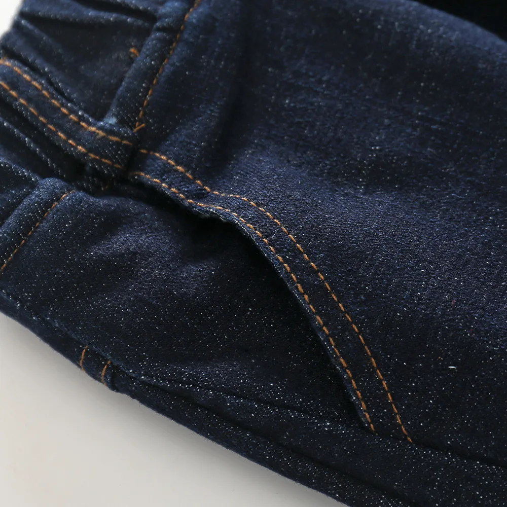 

2020 hot Plus cashmere exercise Jeans boys girls thickening Cotton winter kids trousers baby harem warm pants children clothing