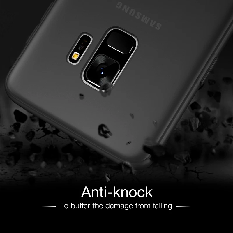 Для Samsung Galaxy S20 S10 S9 S8 Plus Ультратонкий матовый пластиковый чехол для Note 10 9 8 S7Edge