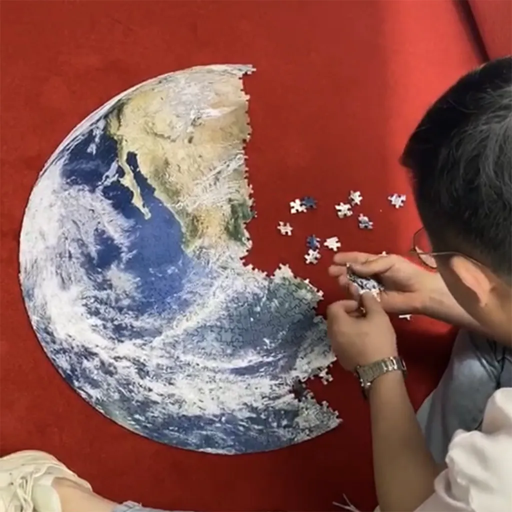 Взрослые Пазлы 1000 шт большая игра головоломка интересные игрушки