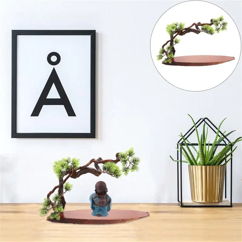 

1 Pc Portable Durable Root Carving Ornament Wood Carving Decor for Office Home Study