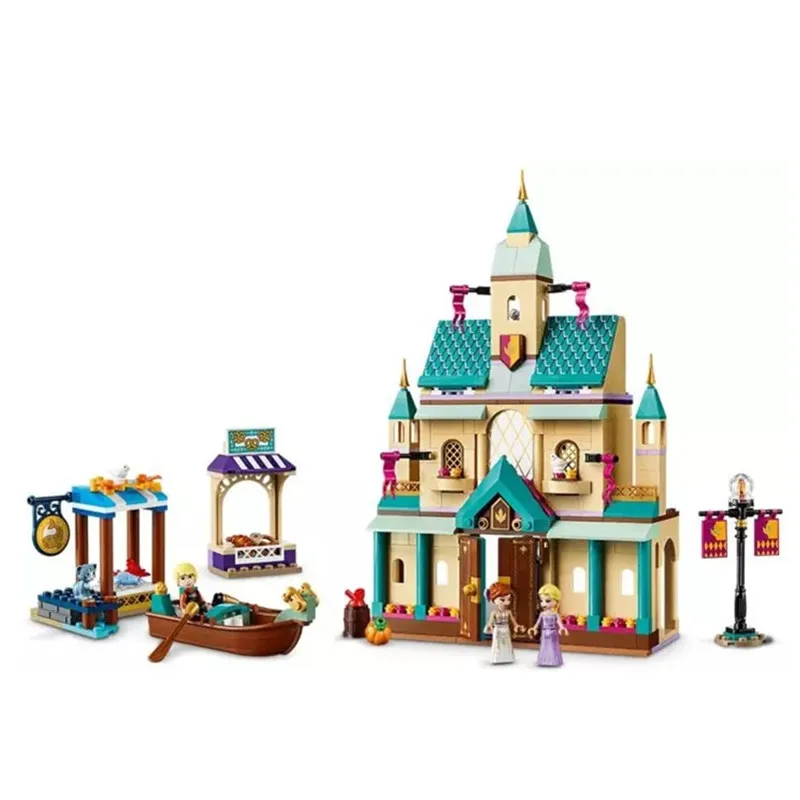 Новые Строительные блоки Frozenings 2 Arendelle деревня принцессы кирпичи игрушки