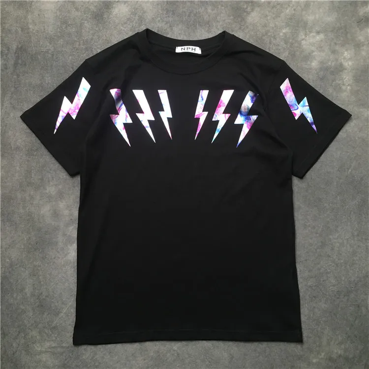 Новые футболки унисекс с принтом Neil и lightning в стиле хип хоп скейтборд стрит