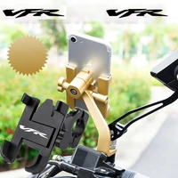 for all honda vfr 800 750 1200 motorcycle accessories universal metal motorcycle logo mobile phone holder