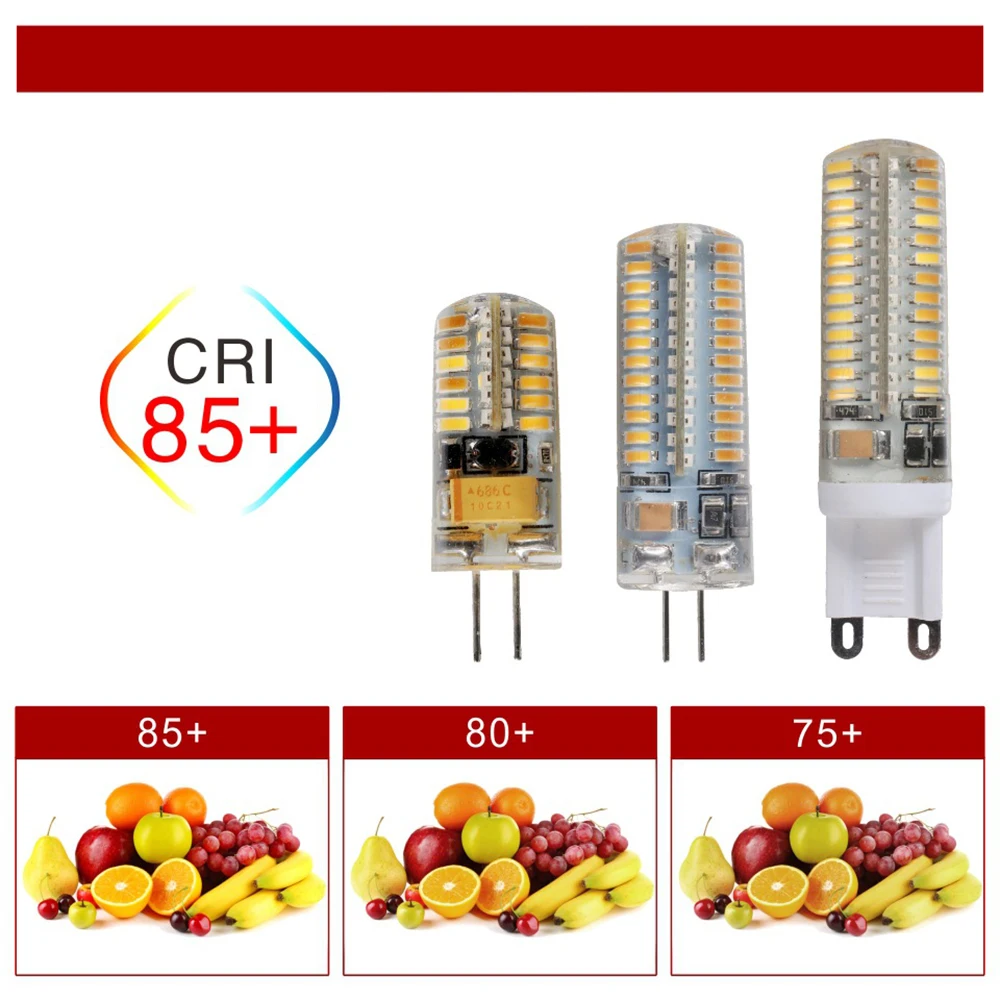 2 шт./лот Светодиодная лампа G4 G9 Лампа DC/AC12V AC220V Вт 3 4 5 SMD 3014 2835 Светодиодные