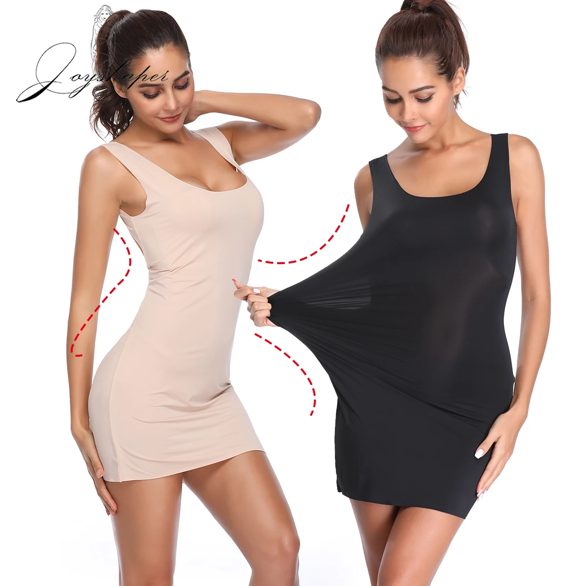 Платье комбинация Joyshaper с полным контролем бесшовное нижнее белье для коррекции