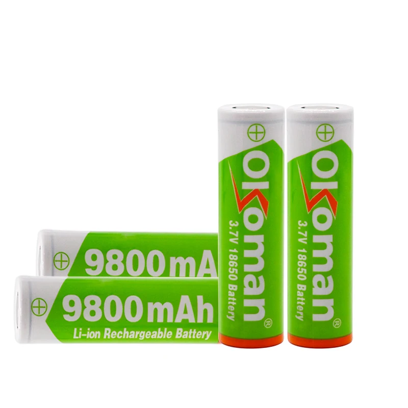 100% Новый оригинальный 3 7 В 9800 мАч 18650 литиевая аккумуляторная батарея для