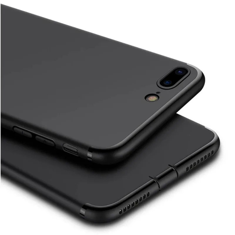 Матовый Мягкий силиконовый чехол для iPhone 6 6s 7 8 Plus Ультратонкий Тонкий чехол с грязеотталкивающей заглушкой для iPhone 11 Pro Max XR X XS Max