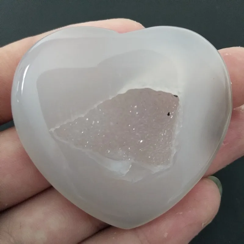 Натуральные камни и кристаллы кристалл сердце агат кластер домашний декор