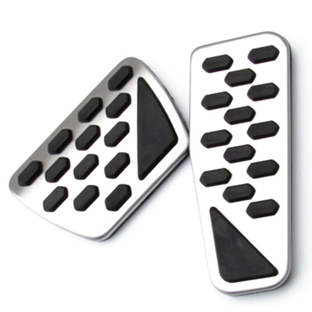 2 шт. крышка педали газа и тормоза Авто из нержавеющей стали упор для ноги около