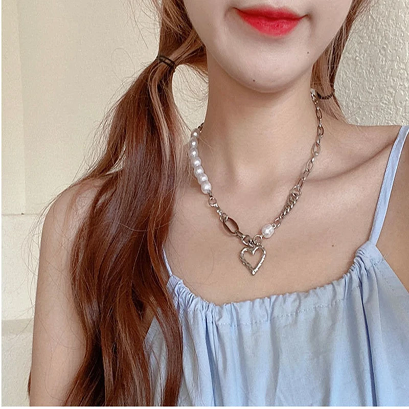 Женское суперизысканное роскошное ожерелье в форме сердца регулируемое