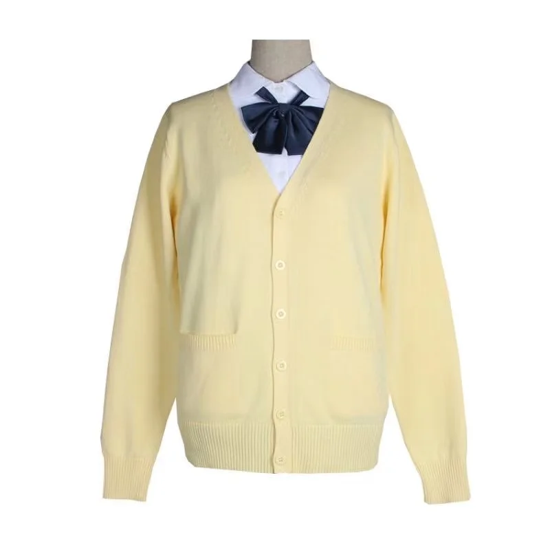 

10 Colors Japanese Style Women JK School Uniform Japan Preppy Style Lovely Sweater Knitwear Korea School Girls Casual Cardigans