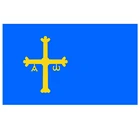 Флаг испанский Астурия 3x5 футов 90x150 см с 2 латунными люверсами 3x5 футов 90x150 см Баннер
