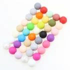 500 шт.лот силикон бисер ребенок Прорезывание Зубов Бусины 10 мм безопасный пищевой для кормления жевательный круглые силиконовые бусы