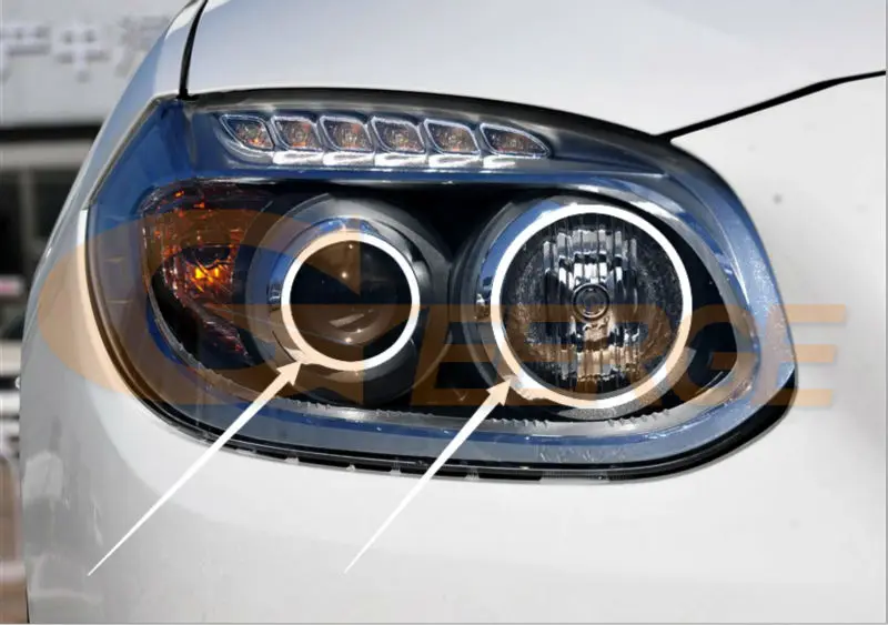 Для Brilliance V5 2011 2012 2013 2014 Отличный ультра яркий SMD светодиодный комплект колец