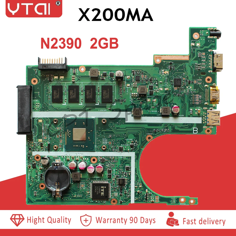 Материнская плата X200MA с сенсорным экраном процессор N2930 для ASUS K200MA F200MA X200M 2 Гб ОЗУ