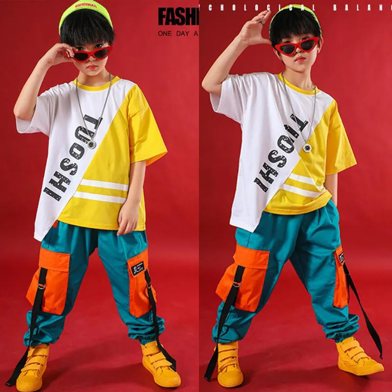 Детские повседневные штаны укороченный свитер рубашка одежда в стиле хип хоп для