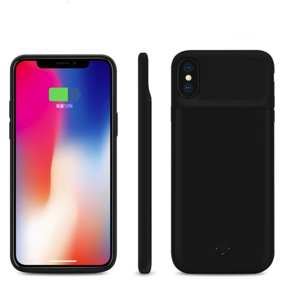 Чехол с аккумулятором для Iphone XS Max чехол умным зарядным устройством из силикагеля