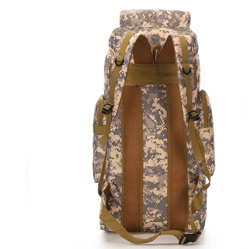 Стальной каркас большой емкости 75 л Водонепроницаемый Рюкзак Дорожная походная