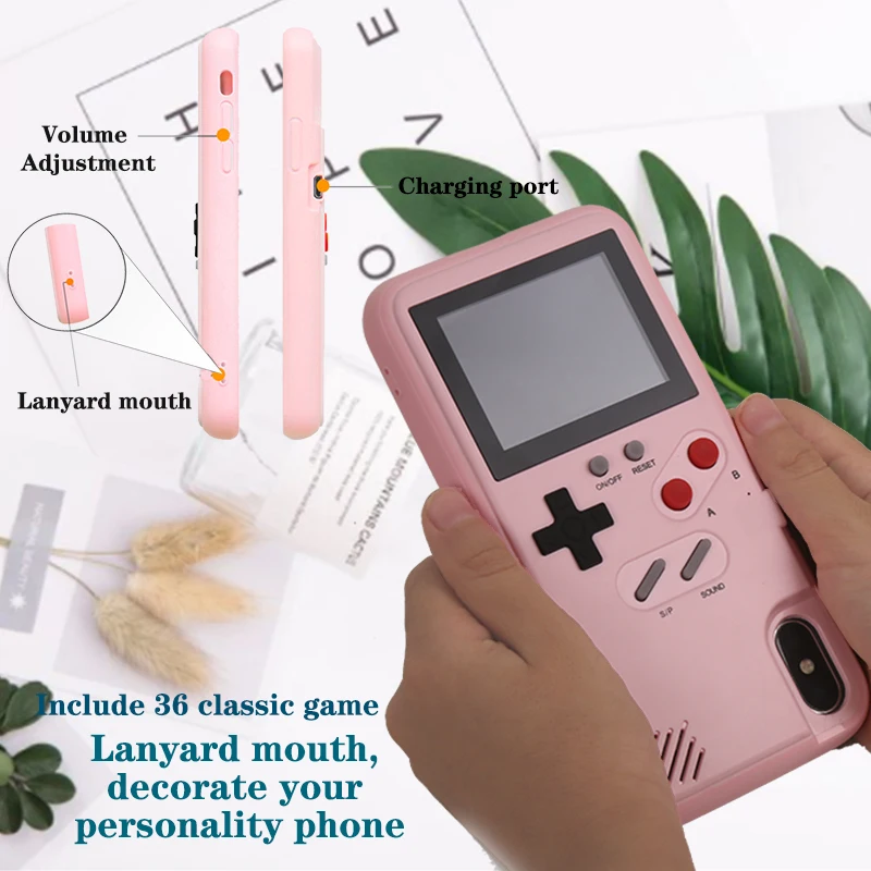 Orsda полноцветный дисплей ретро игровая консоль мобильный телефон чехол для iPhone 6
