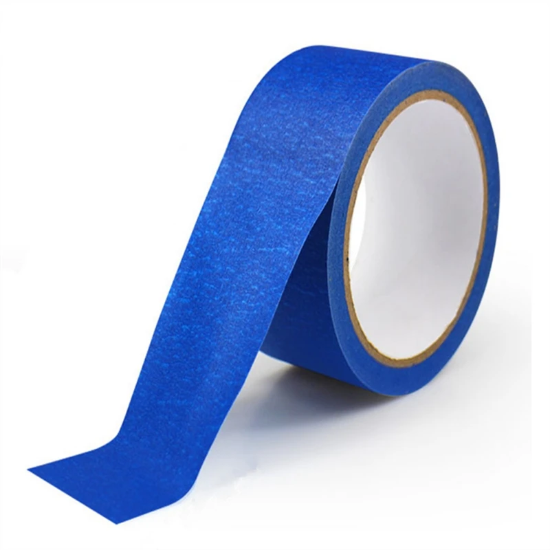 

30M Blue Painter Tape Paper Adhesive House Painting Peeling Peel Tape Easy To Tear Masking Tape Dispenser D1