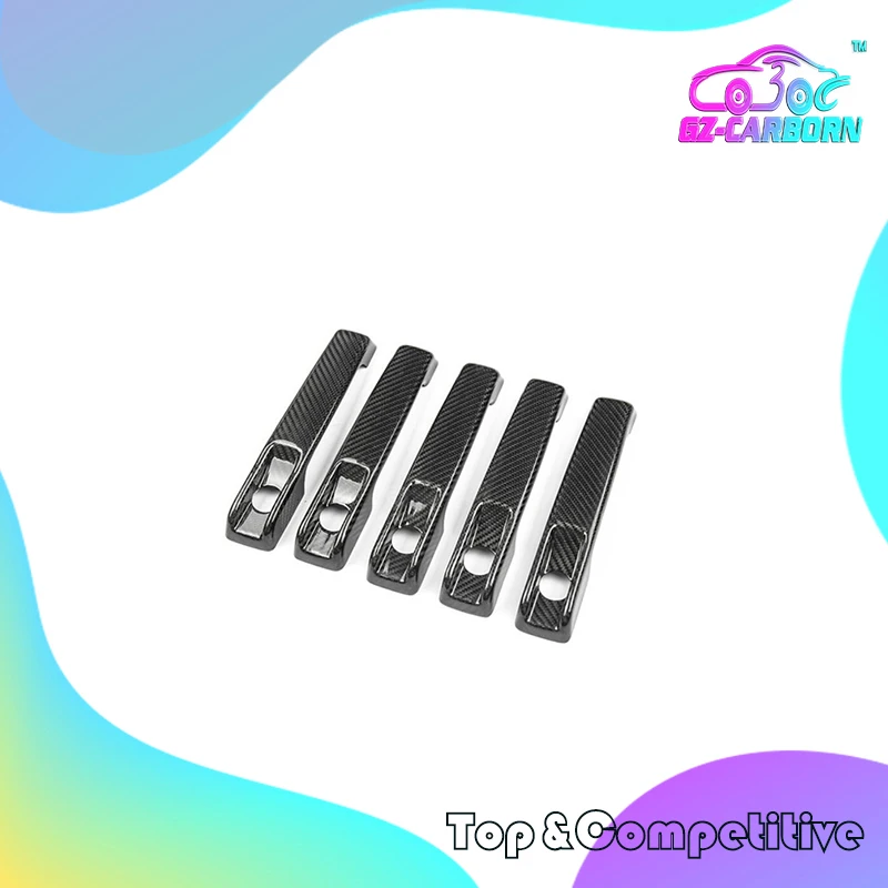 

Car Side Door Handle Cover Trims For Mercedes Benz G-Class W463 W464 G500 G55 G63 G65 5 Pcs Real Dry Carbon Fiber