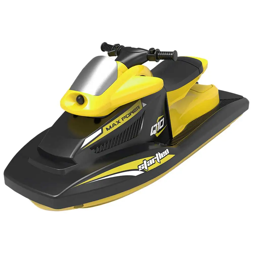 

2.4GHz Toy High Speed RC Motor Boat Kids Adults With Remote Control USB Rechargeable Waterproof Double Power Pools Lakes Racing