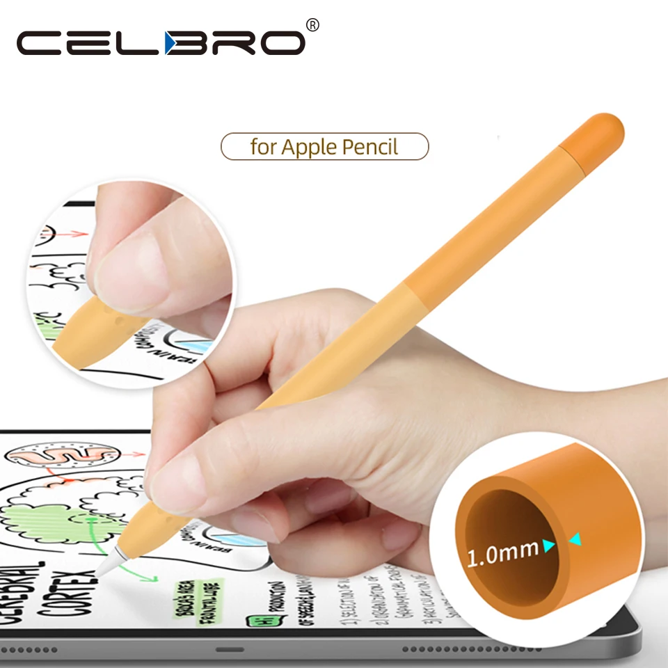Мягкий силиконовый чехол для Apple Pencil 1 2 планшета сенсорный Стилус милый