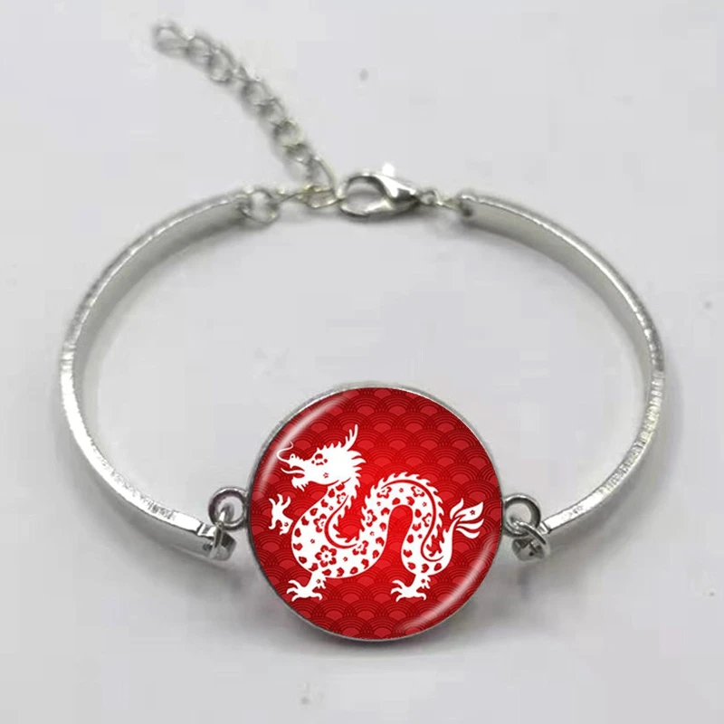 Новый модный браслет со знаком зодиака год крысы быка тигра кролика дракона
