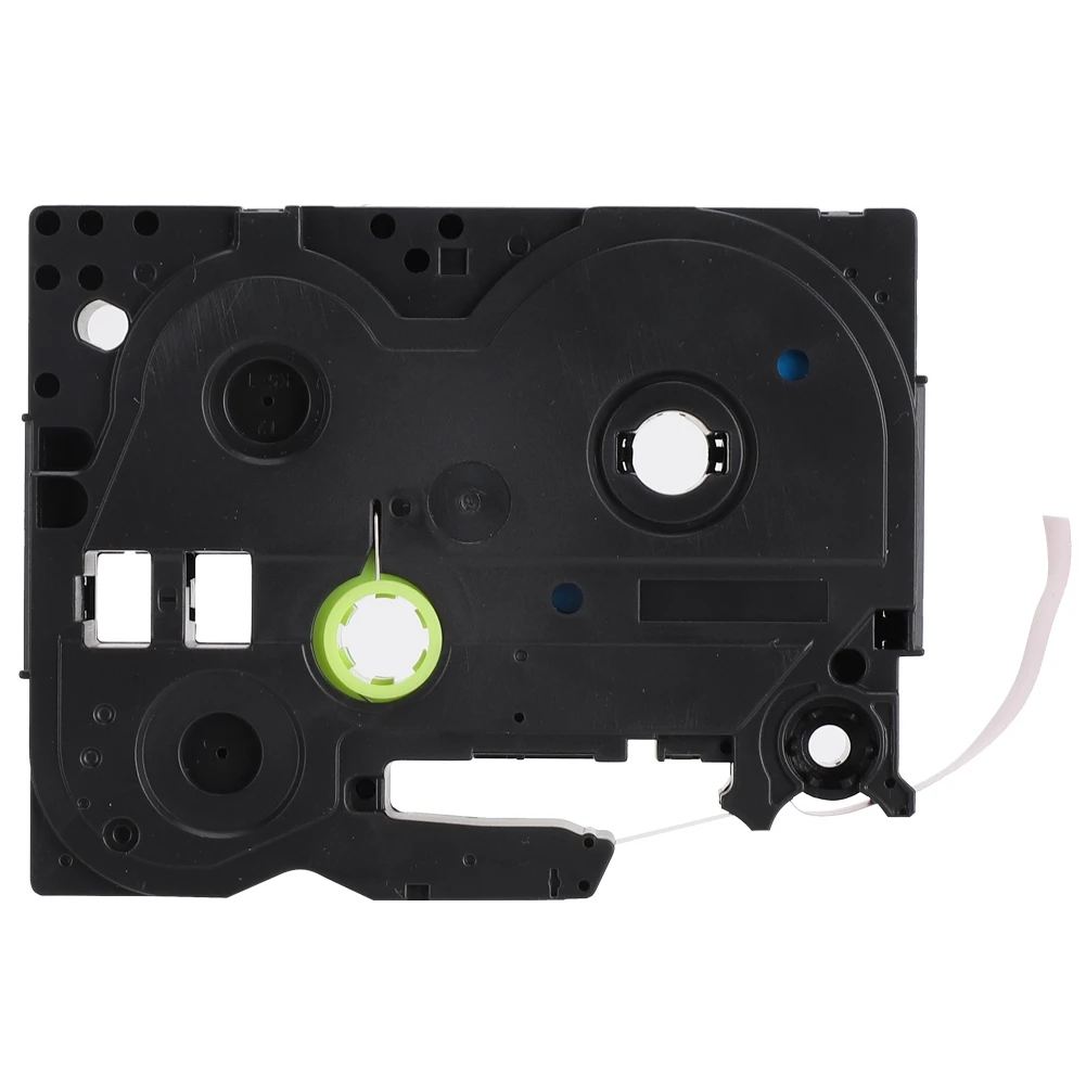 Термопечатная лента белый на розовом фоне 12 мм для машины нанесения этикеток