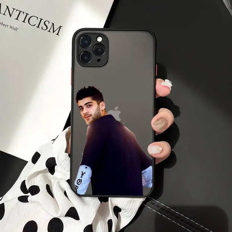 

Zayn malik famous singer Aesthetic Phone Cases matte transparent For iphone 7 8 11 12 plus mini x xs xr pro max cover