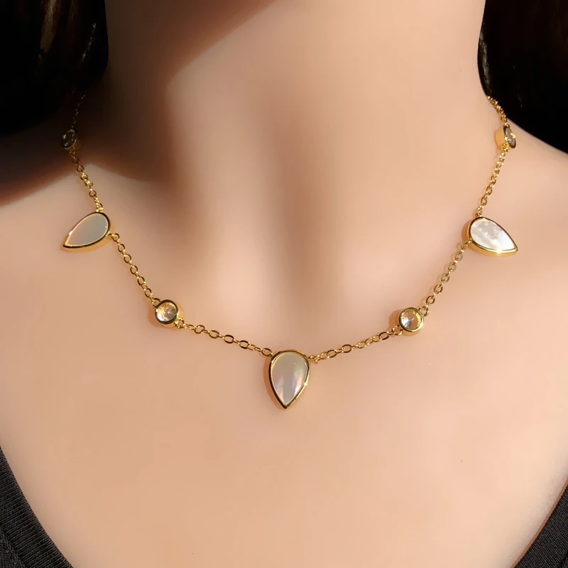 Ожерелье чокер женское из натурального пресноводного жемчуга украшение с