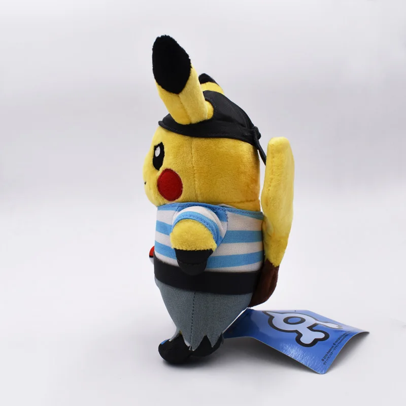 Takara Tomy Pokemon Plush 20cm Team Aqua Doll Pikachu Stuffed Toy for Kids Christmas Gifts | Игрушки и хобби