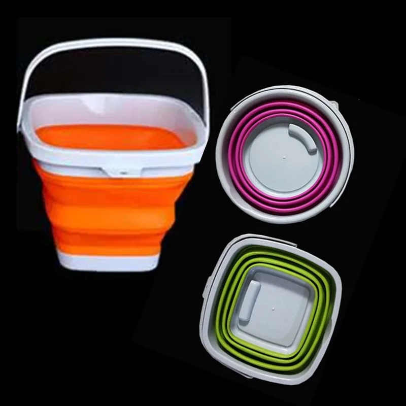 Портативное складное ведро для хранения путешествий рыболовное снаряжение