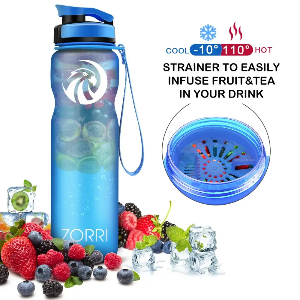 ZORRI шейкер для протеина Спортивная бутылка воды туризма и кемпинга на открытом