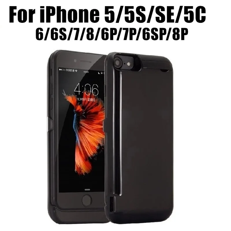Чехол с зарядным устройством для iPhone 7 6 6s 8 Plus 10000 мАч | Мобильные телефоны и