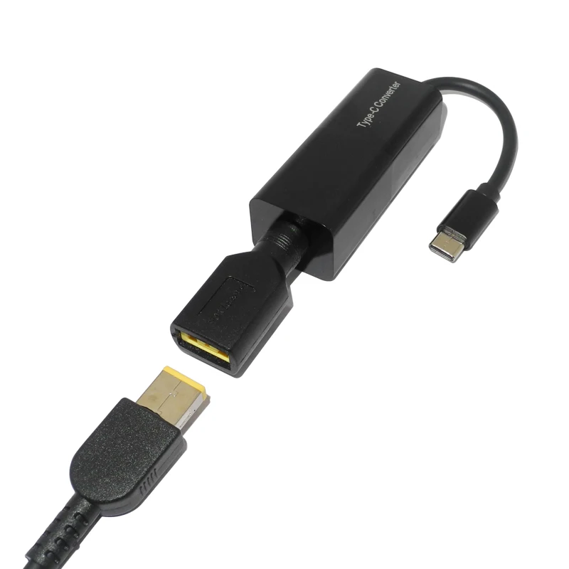 65 Вт Dc USB Type C адаптер питания конвертер разъем для ноутбука квадратный штекер