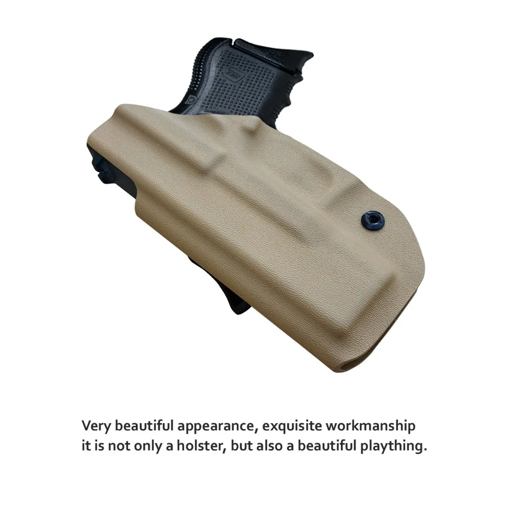BBF Make IWB Тактический KYDEX пистолет кобура Glock 19 17 25 26 27 28 43 22 23 31 32 Внутри Скрытого Ношения кейс для пистолета аксессуары