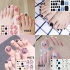 Наклейки для ногтей, 22 наконечникалист, водонепроницаемые модные наклейки для ногтей, полное покрытие, клейкие яркие наклейки, маникюрные наклейки