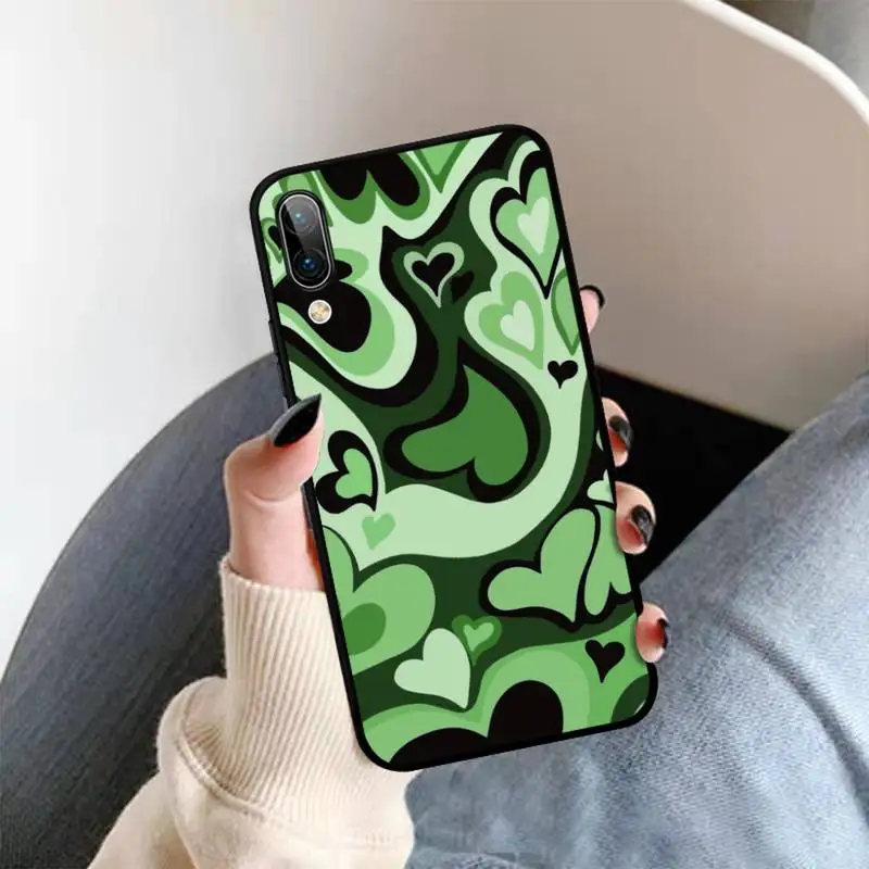 heart circle phone case for oppo a9 a7 a3s a1k f5 reno 2 z realme 6 5 pro c3 vivo y91c y51 y31 y19 y17 y11 v17 free global shipping