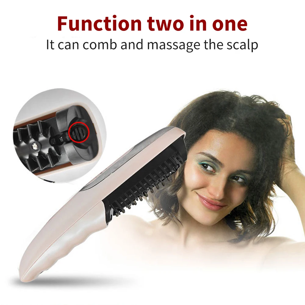 

2 In 1 Electric Massage Comb Phototherapy Head Scalp Massager Promote Blood Circulation Prevent Hair Loss Hairbrush Hair Oil